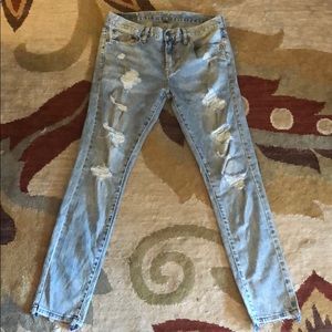 American Eagle Distressed Flex Jeans